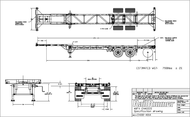 40' Chassis Drawing